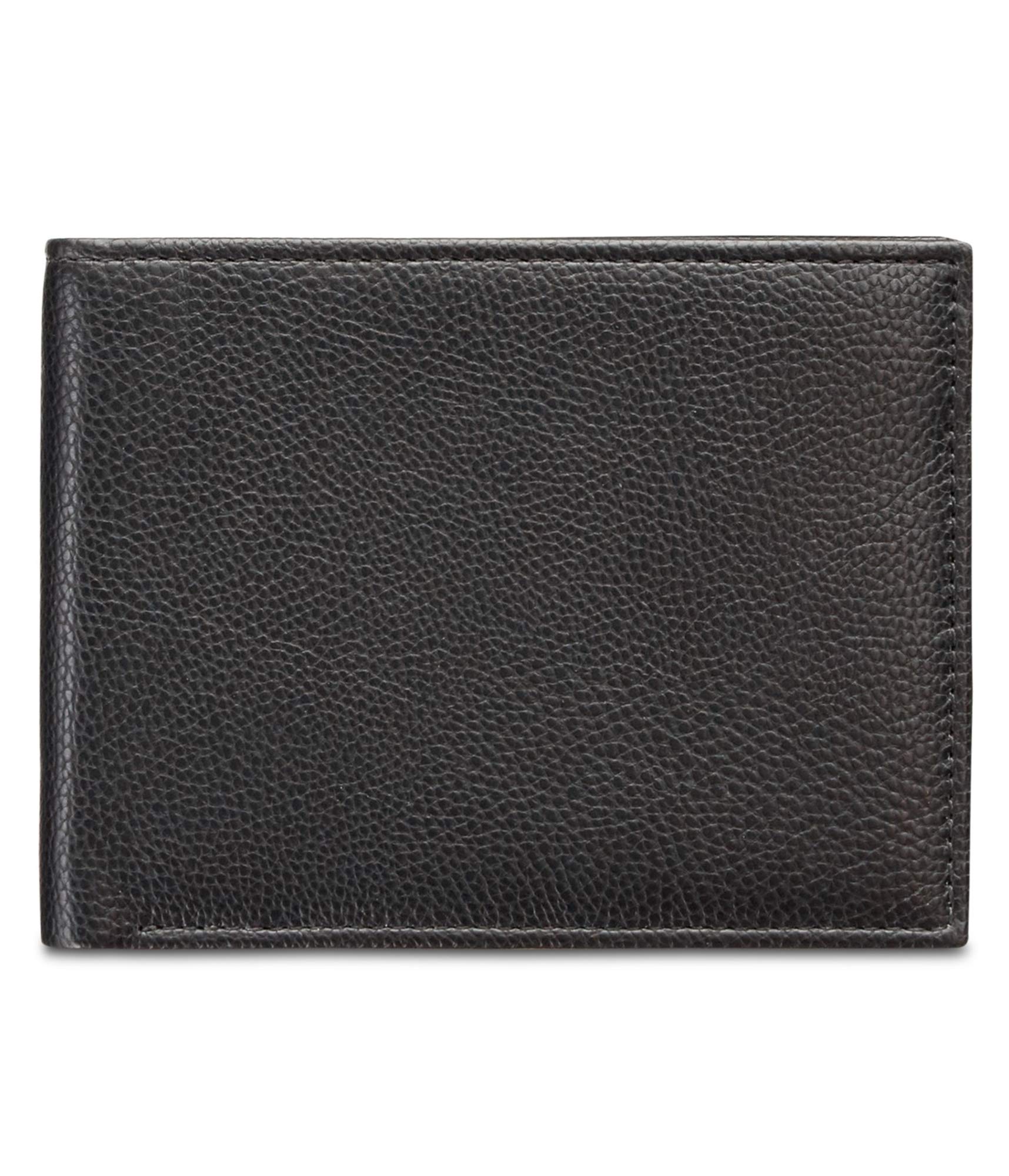 Perry Ellis Men's Manhattan Men's Pebble Leather Passcase
