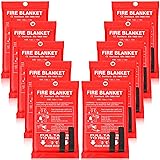 Macarrie 10 Pack 39” x 39” Fire Blanket