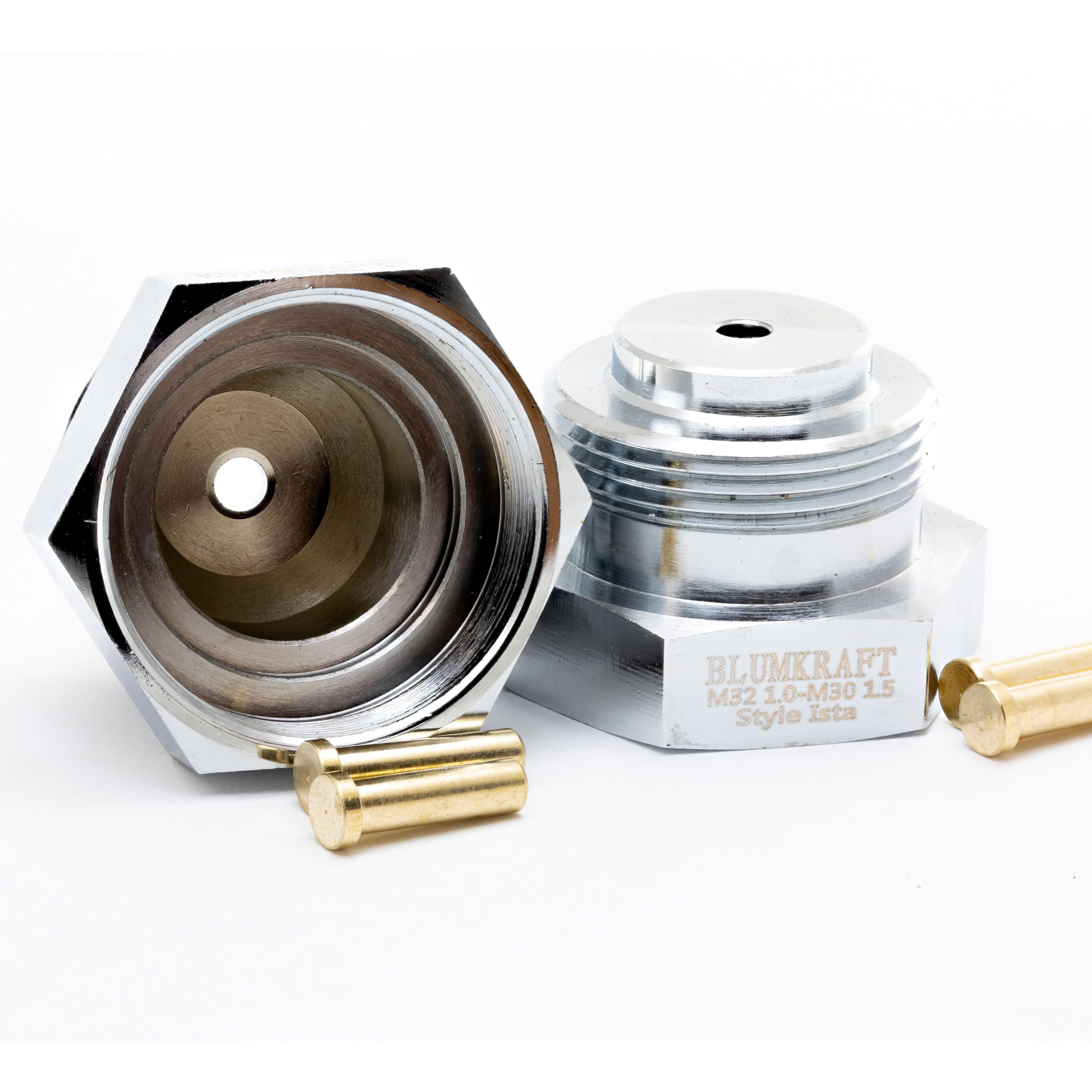 BLUMKRAFT 2 x ISTA Radiator Adapters M32x1 to M30 x 1.5 for Thermostat/Thermostatic Head M30 x 1.5 Male (Pack of 2)