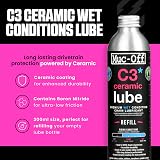 Muc Off C3 Wet Ceramic Chain Lube 300ml view 2