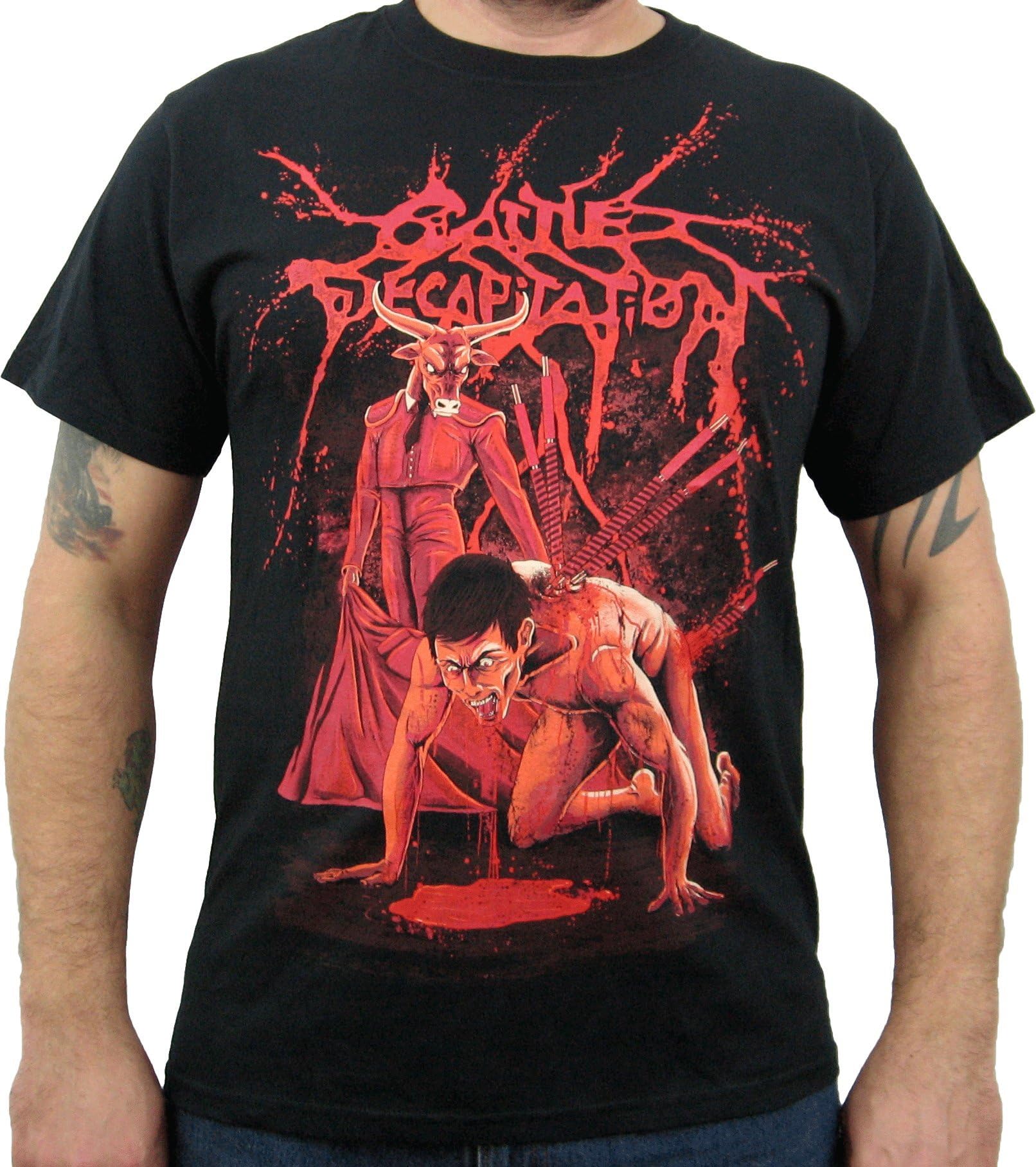 Cattle Decapitation Men's Matador T-shirt Black