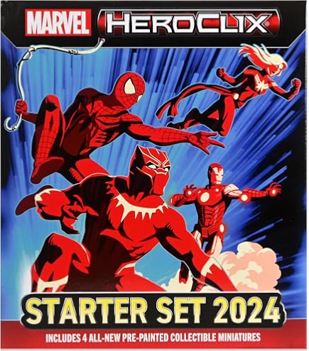 WizKids Marvel HeroClix Iron Man 3 Mini-Spiel – 4 Film-Figuren Für Actiongeladene Tisch-Battles