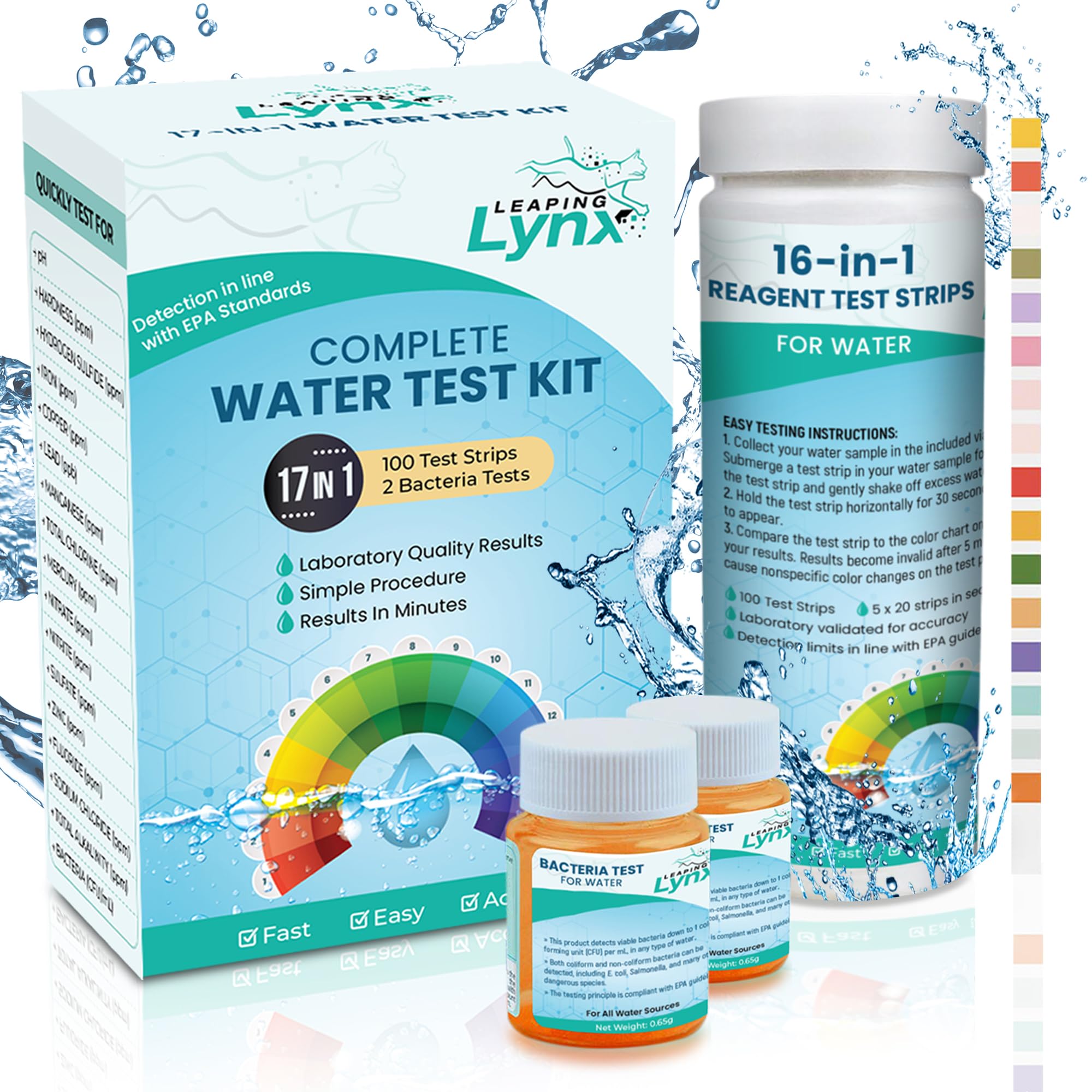 17-in-1 Drinking Water Test Kit - 100
