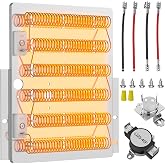 Dryer Heating Element Kit for Speed Queen Dryer Parts | Replaces 503978 964p3 510329 61928 Heating Element, for Maytag Speed Queen Dryer Parts ADE3SRGS173TW01 ADE3LRGS171TW01