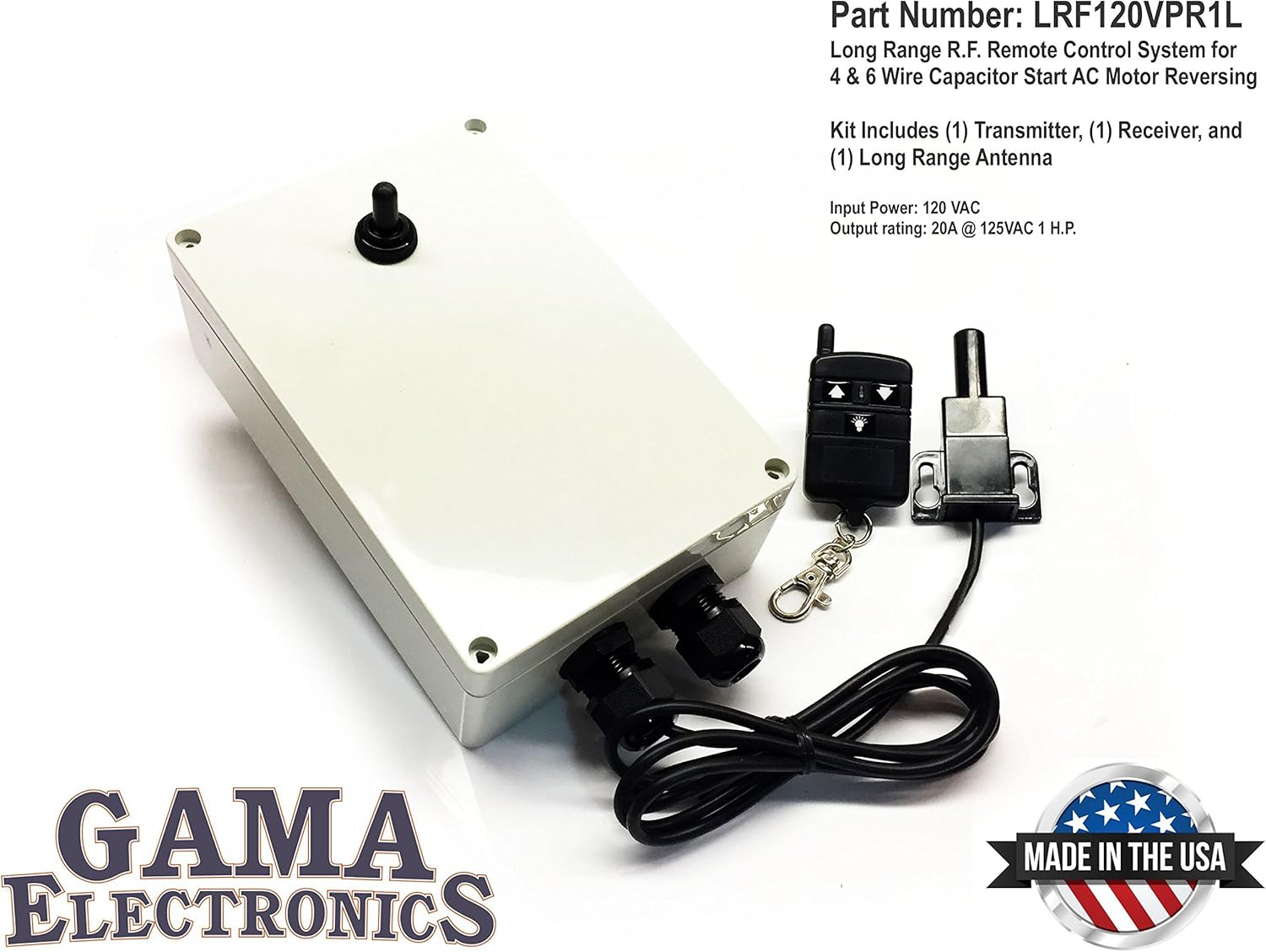 GAMA Electronics Boat Lift RF Remote Control System, 120VAC