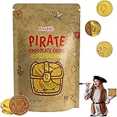 Fruidles Pirate Coins, Kosher Certified, Non GMO (Pack of 50)