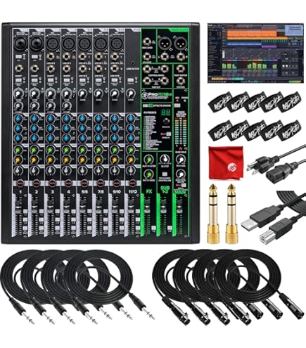 Amazon.com: Mackie ProFX10v3 10-Channel Unpowered Mixer USB