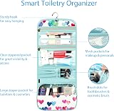 FINPAC Portable Toiletry Wash Bag Large Water Resistant Hanging Organizer view 5