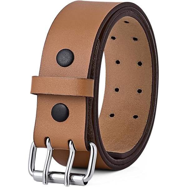 Velvetcrow Genuine Leather Plain Belt 1.75 display picture 3
