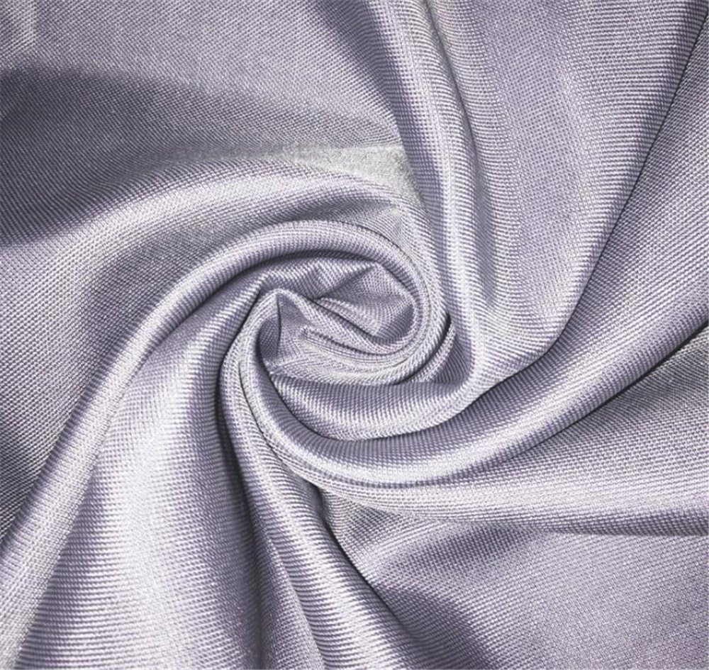 Silver/RPET Woven Blended Fabric Anti Radiation EMI RFID Shielding Multi Colors Soft for Clothing and Beding (Purple)