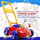 Doloowee Bubble Lawn Mower for Toddlers Bubble Makers for Kids Gift Set view 2