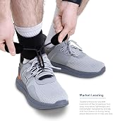 Boxia AFO Brace for Drop Foot – Adjustable, Black Medium, Unisex view 2