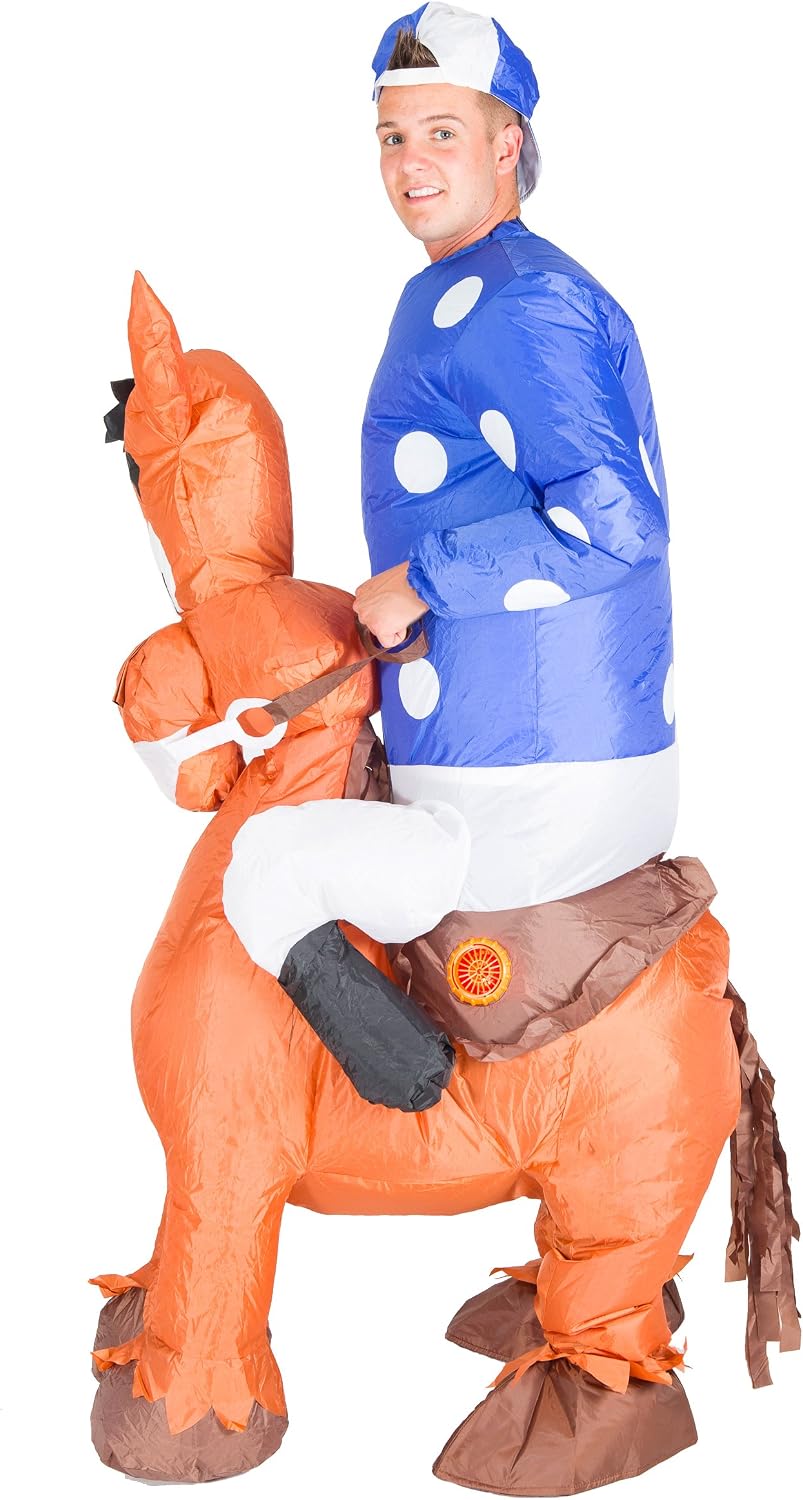 Bodysocks Inflatable Jockey Costume Adult BigaMart bodysocks-inflatable-jockey-costume-adult-bigamart