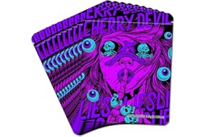 JKIOO 100 Pcs Kraft Paper Creative Design Colored Printing Self Sealing Bag 5.3 * 3.5 inches, Candy Bag, Biscuit Bag, Party Bag, Retail Product Bag, Small Business Craft Bag (JKIOO8009)