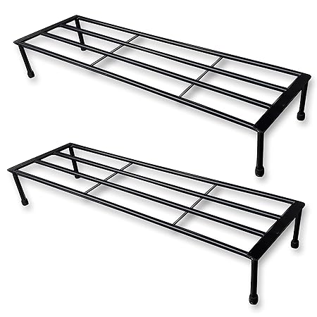 IRONLANDS Heavy with Rubberized Base Flower Pot Plant Stand 29 Inches Indoor Outdoor for Home Garden Balcony Living Room Decor (2)