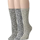 Leotruny Women's Slouch Vintage Knit Cotton Boot Socks