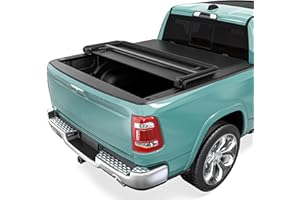SYNTHACY Soft Tri-Fold Truck Bed Tonneau Cover Fit for Dodge Ram 1500 2009-2025 (Incl. Classic & New) 5.7 ft Bed Without Rambox