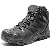 NORTIV 8 Waterproof Work Boots for Men Steel Toe Safety Construction Boots ARMADILLO-STL