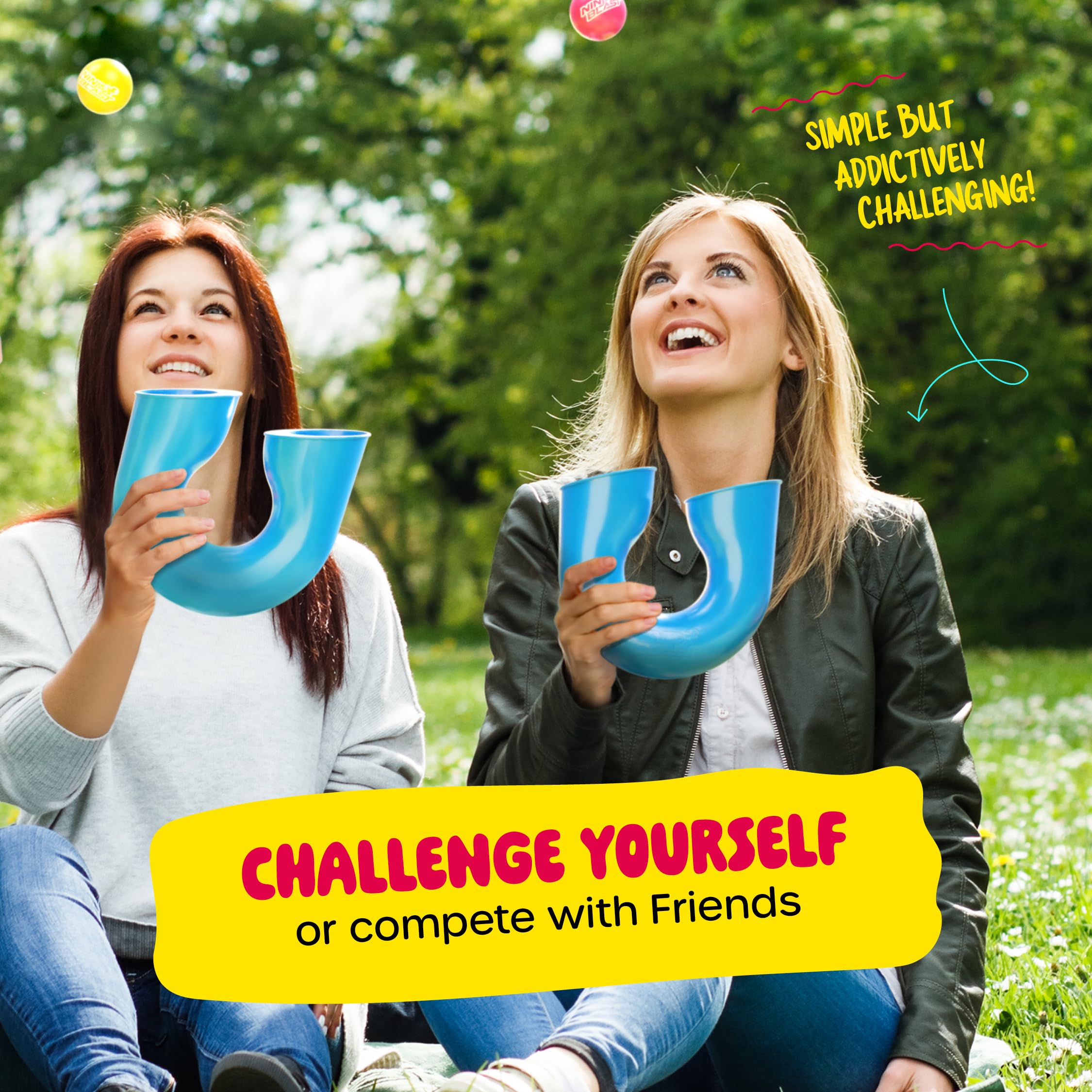 Jug'loop - Juggling Balls Skill Game - Outdoor Games for Kids, Teens, & Adults - Boys Toys for Ages 8-13 - 8 9 10 Year Old Boy Toy Gifts 8-12 - Cool Teen Tween Birthday Gift for Age 8-10, 10-12 Years