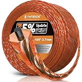 YWTESCH 105 String Trimmer Line Fits Most Standard Models, 0.105" x 1LB | 300-Foot Heavy Duty Twisted Hexagonal Dual Core Weed Wacker String for Gas and Electric Trimmer, Weed Eater String .105