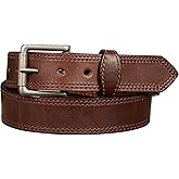 Bullhide Belts Mens Leather Belt for Work, Casual, Dress, 1.50" Wide