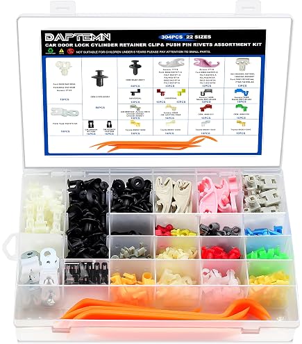 Amazon.com: OAUTOO 165pcs Door Lock Rod Clips Assortment for GM