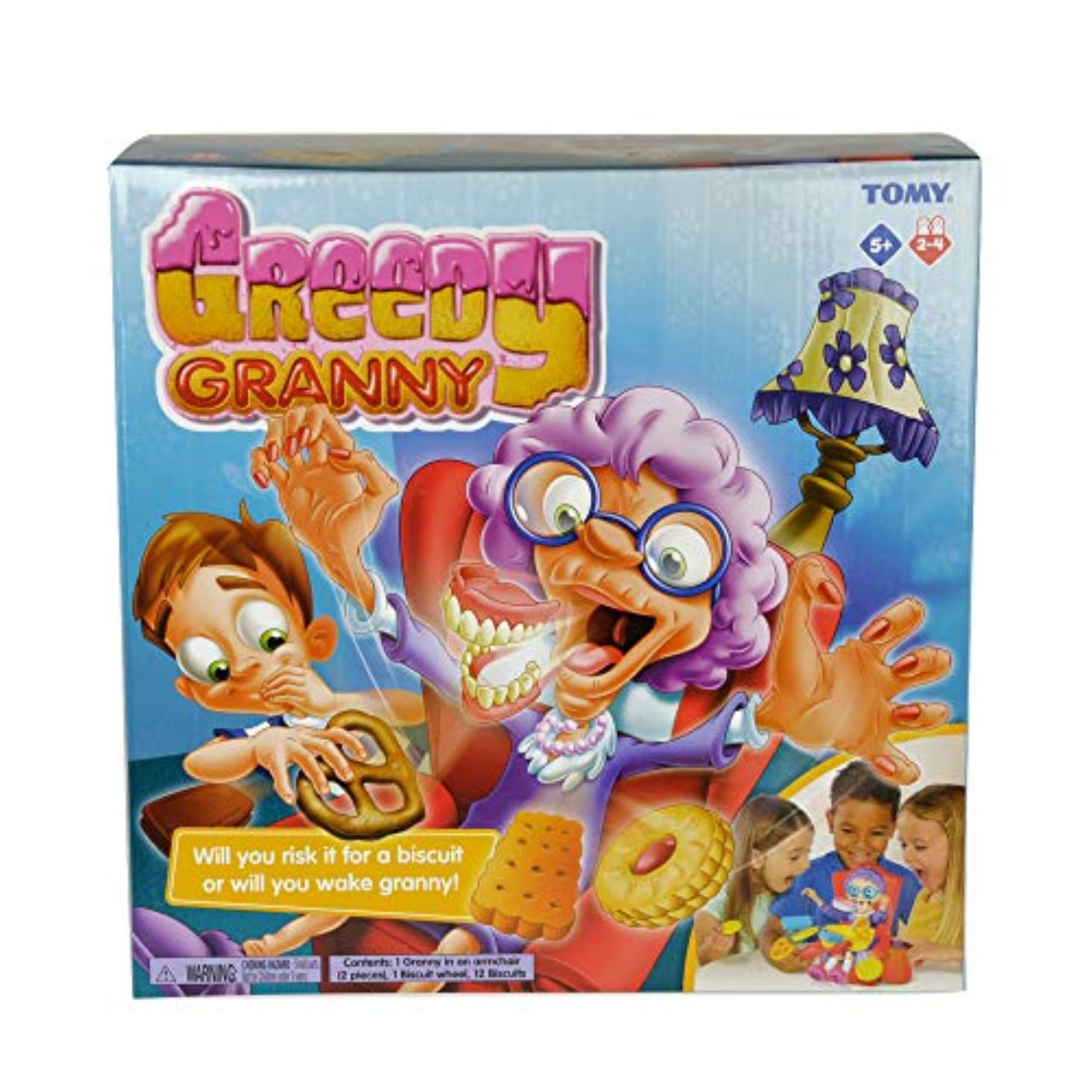 TOMY Greedy Granny Children's Board Game, Family and Preschoo Action Game for Kids 5, 6, 7, 8 Year Old Boys and Girls and Adults — image 1