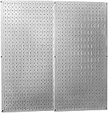 Wall Control 30-P-3232GV Galvanized Steel Pegboard Pack