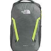 The North Face Vault Everyday Laptop Backpack, Anthracite Grey, One Size | Commuter Travel Bag, Water-Repellent Finish, Spacious Compartment