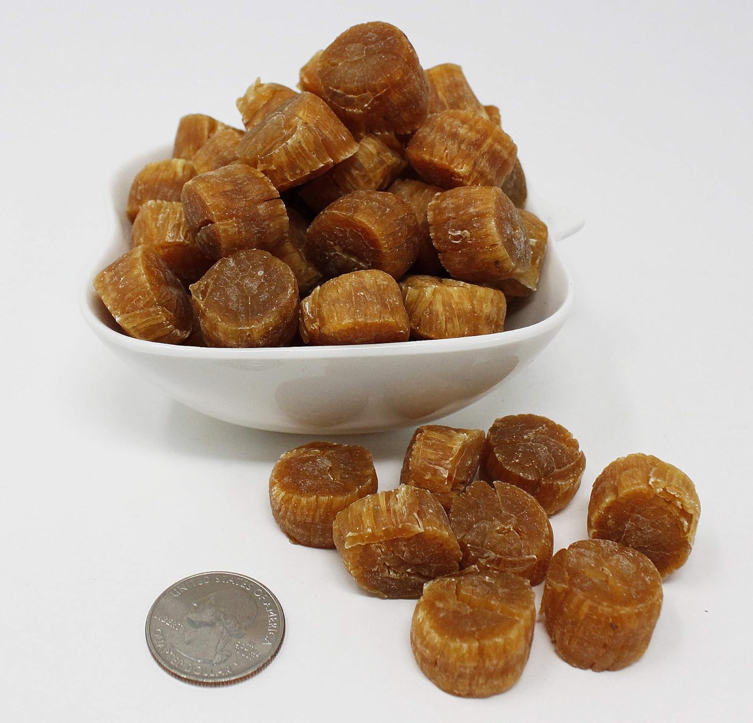 DOL Natural Sun Dried Top Graded Scallop Conpoy ??? ???? ????? Grocery & Gourmet Food Meat & Seafood Seafood Dried Seafood Dried Scallops (Large 4oz/bag)