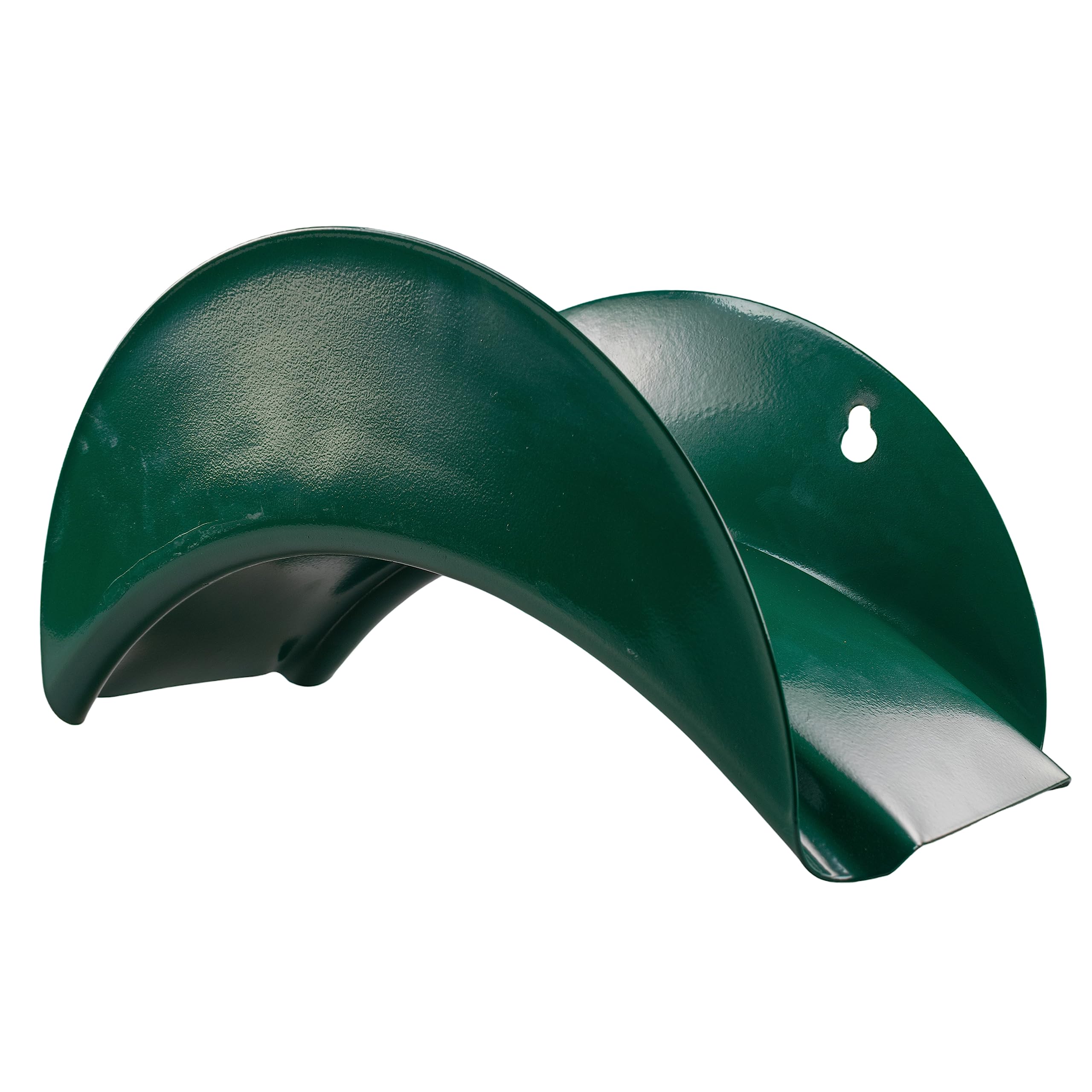 Metal Hosepipe Hanger, Wall-Mounted Hose Holder with Screws and Wall Plugs, Anti-Corrosive Weather Resistant Green Metal Storage for Garden Hosepipes, Electric Car Charging Cables, Cords & Rope