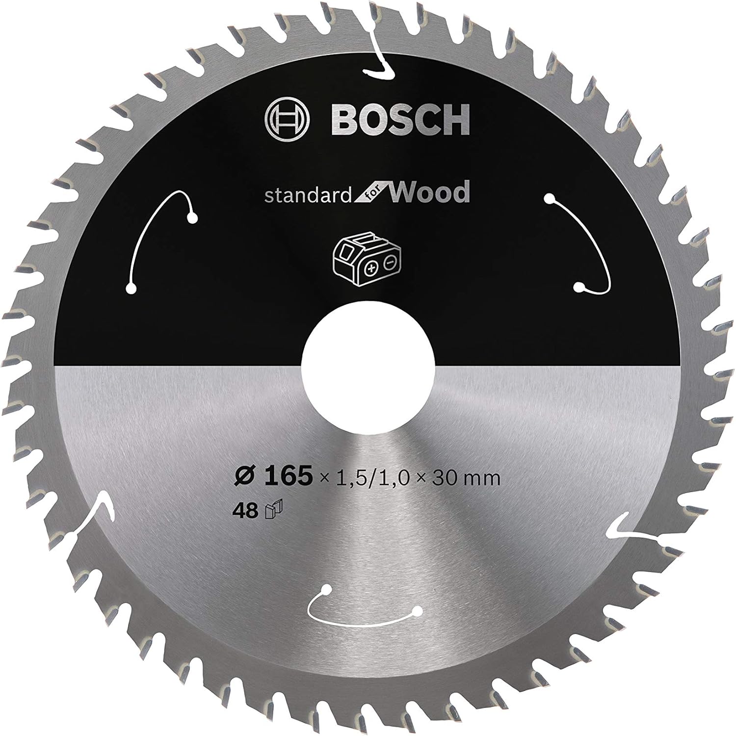 Bosch 1x PRO Wood Circular Saw Blade for Cordless Hand-Held Circular Saws (for Softwood Hardwood, diameter mm - Image 3