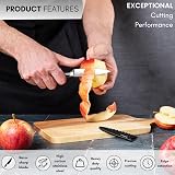nuovva Sharp Kitchen Utility Knife 5 inch German High Carbon Stainless view 4