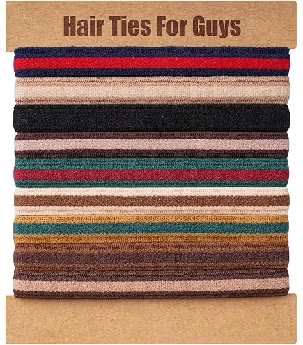 Biodegradable Elastic Hair Ties Organic No Crease Brown Hair Ties for Women Men Amazon.com : BIODEGRADABLE Elastic Hair Ties for Women & Men  main image 3
