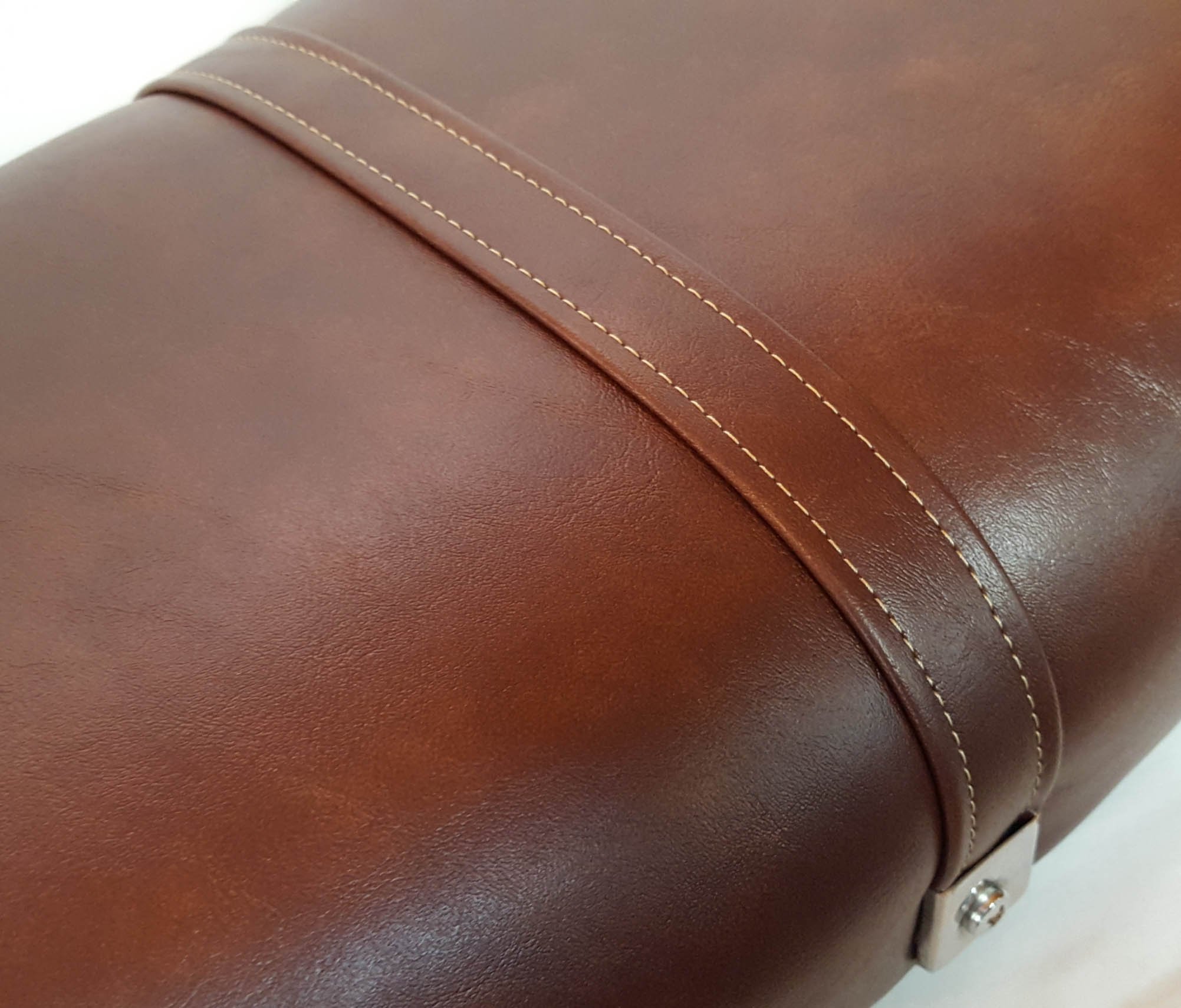 Cheeky Seats Distressed Whiskey Brown Seat Cover for Genuine Stella