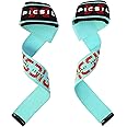 PICSIL Wrist Straps, Padded Wrist Straps for Weightlifting, Extended Deadlift Straps for Grip Support, Advanced Weightlifting Straps for Comfort and Stability, 1 Pair