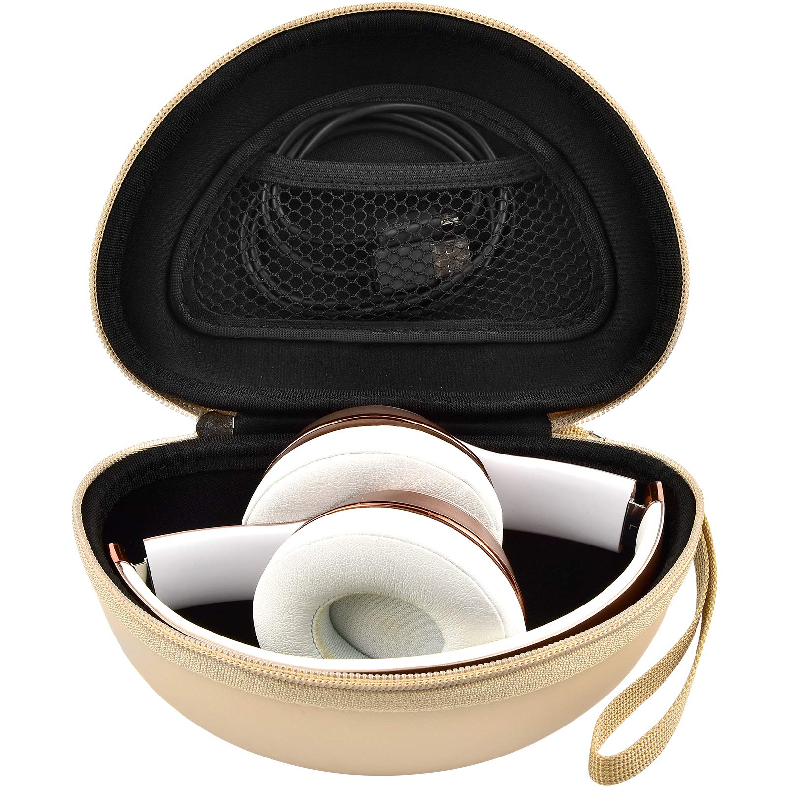 Headphone Case Compatible with Beats Solo 3/ Beats Solo Pro/Beats Solo 2/ Beats Studio Wireless Noise Cancelling On-Ear Headphones. Bluetooth Headset Holder Fits for USB Cable -Grey (Box Only)