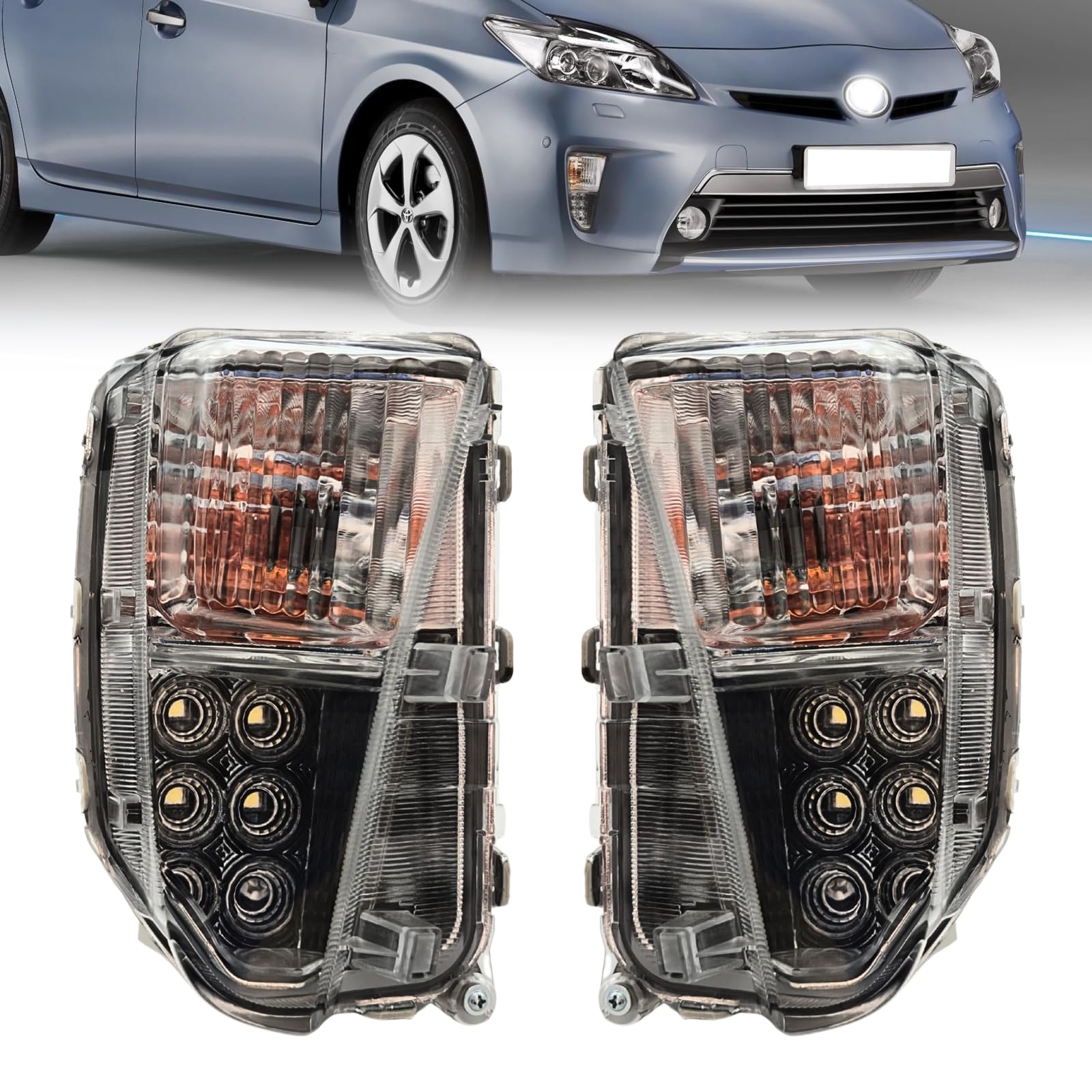 Nioboee Fog Lights Replacement for Prius 2012 2013