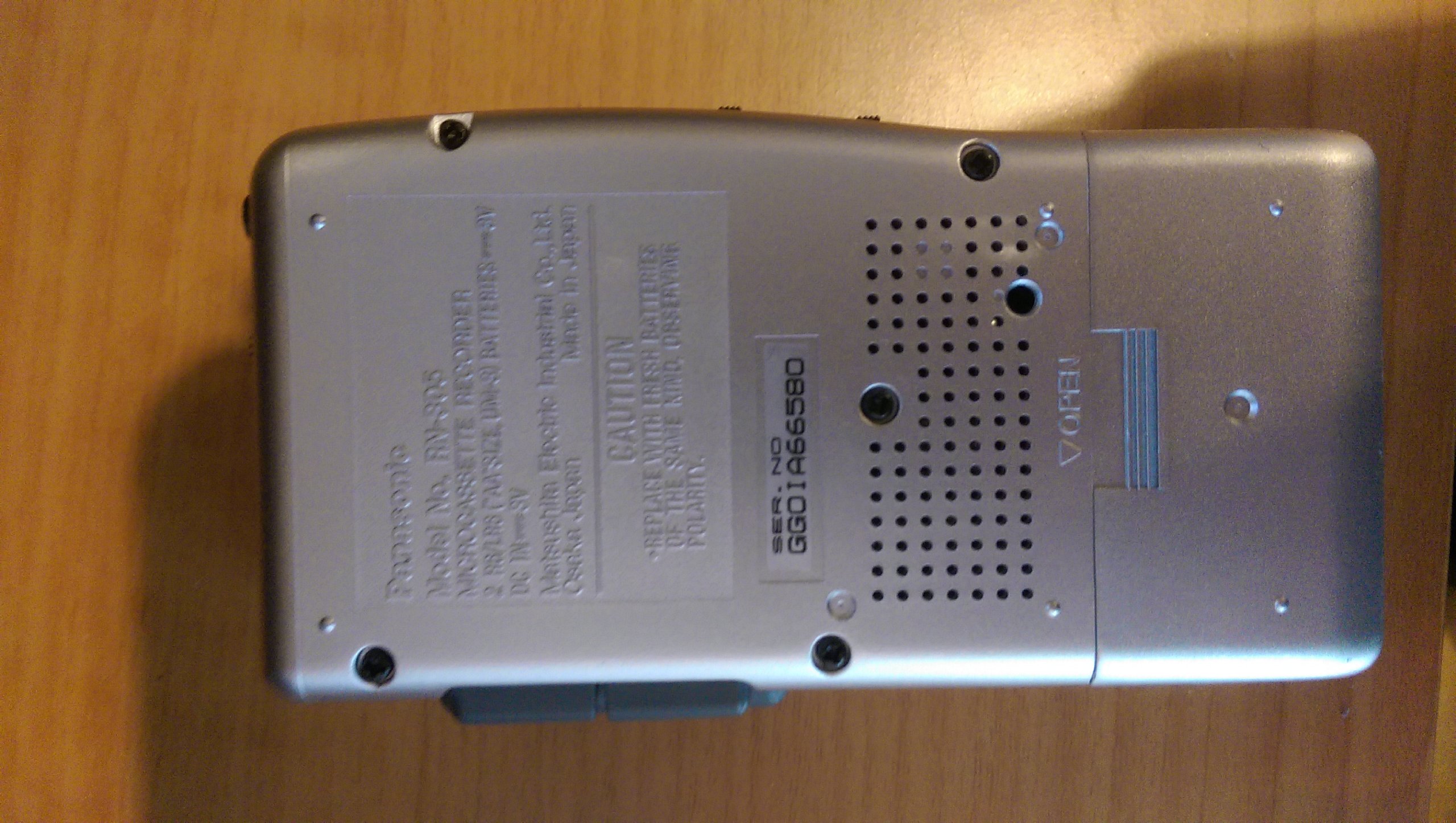 Panasonic (RN-305) RN305 Micro Cassette Recorder with Voice Activation System