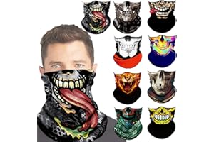 GDLPENGRU Neck Gaiter Face Cover Gator Mask Bandana Scarf Neck Warmer Balaclava Headband Headwear Head Wrap for Outdoors