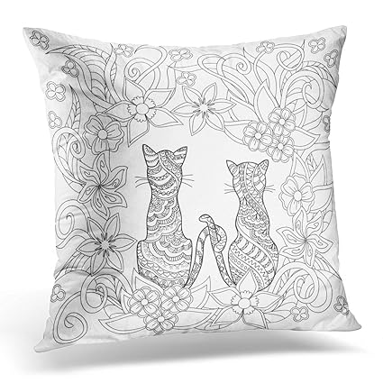 Amazoncom Sdamas Decorative Pillow Cover Black Decorated