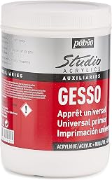 Pebeo Studio Acrylics Gesso White 1 Litre view 2