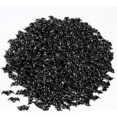 FXMHEHBB 350 Pcs Mini Resin Bats Halloween, Tiny Black Plastic Bat Figurines Halloween Decoration Party Favors Kids Small Gift Toy Home Decor