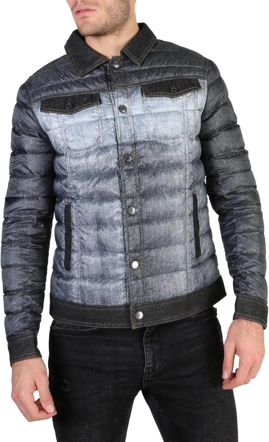 guess jeans puffer jacket