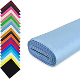 FT Fashion Track 58in Cotton Fabric By The Metre UK Light Blue 100% Cotton