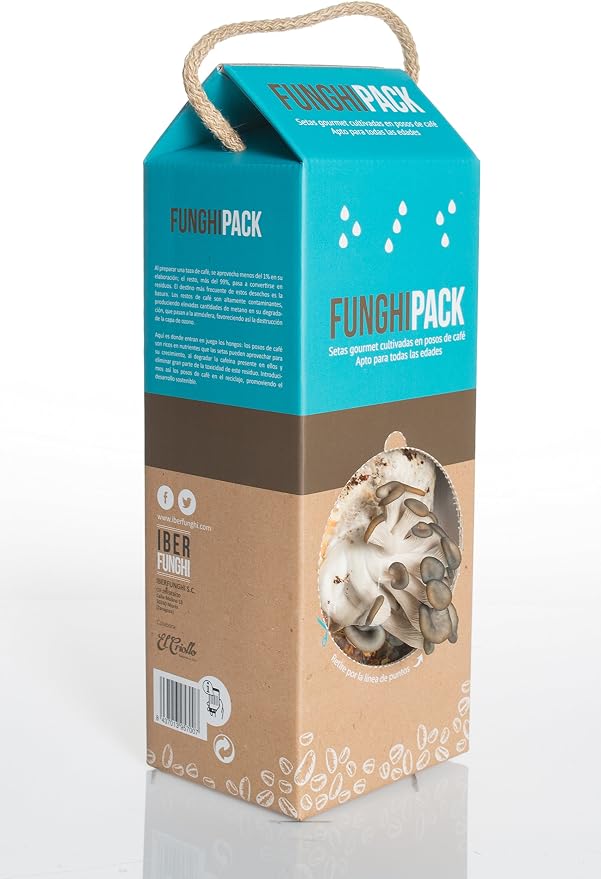 Funghipack-Kit de cultivo de setas sobre posos de café: Amazon.es ...
