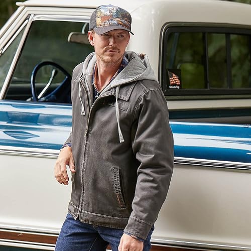 Legendary Whitetails Men's Dakota Jacket Full Zip Up Waxed Cotton