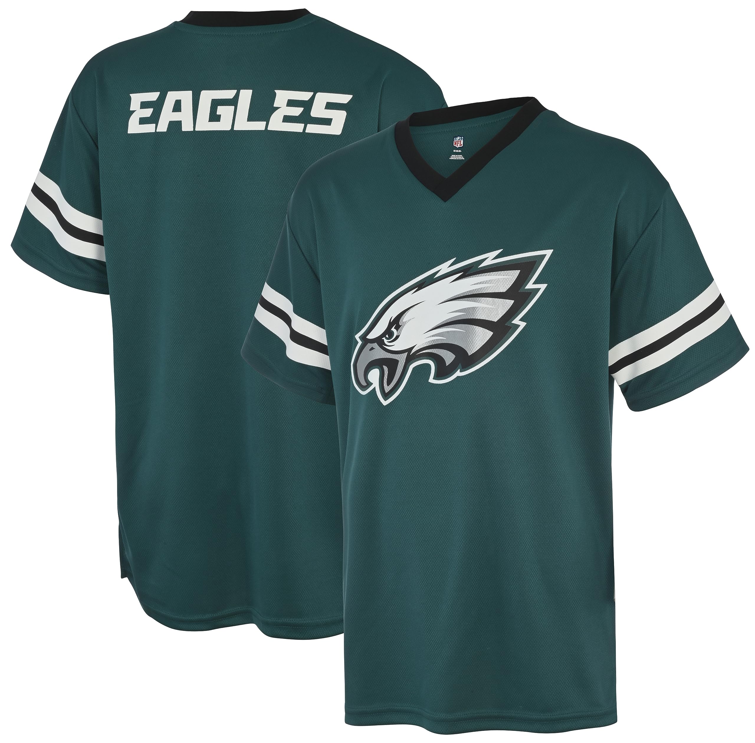 Outerstuff NFL Kids Youth 4-20 Official Game Day Team Jersey (as1, Numeric, Numeric_4, Regular, Philadelphia Eagles - Green) Image