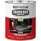 Rust-Oleum 342668 Automotive Truck Bed Coating, Quart, Black, 32 Fl Oz