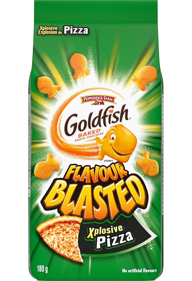 Goldfish Flavour Blasted Screamin' Salt & Vinegar Crackers, 180g